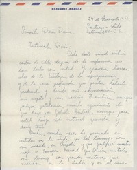 [Carta] 1956 mar. 24, Santiago, Chile [a] Doris Dana en New York