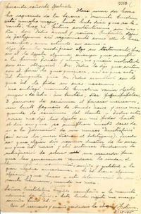 [Carta] 1945 oct. 13, [Vicuña, Chile] [a] Gabriela Mistral