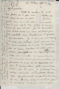 [Carta] 1942 sept. 23, La Habana [a] Juan Miguel Godoy