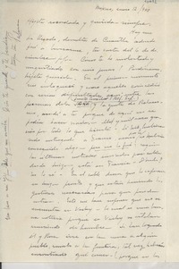 [Carta] 1943 ene. 12, México [a] Gabriela Mistral