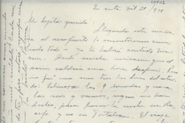[Carta] 1945 oct. 29, en ruta [a] Gabriela Mistral