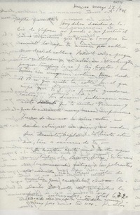[Carta] 1946 mar. 27, México [a] Gabriela Mistral