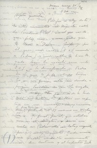 [Carta] 1946 mar. 30, México [a] Gabriela Mistral