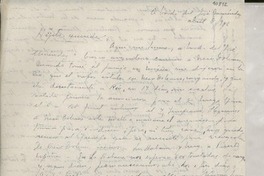 [Carta] 1946 abr. 8, A bordo del José Menéndez [a] Gabriela Mistral