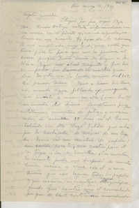 [Carta] 1946 mayo 14, Río de Janeiro [a] Gabriela Mistral