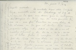 [Carta] 1946 jun. 3, Río de Janeiro [a] Gabriela Mistral