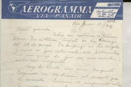 [Carta] 1946 jun. 11, Río de Janeiro [a] Gabriela Mistral
