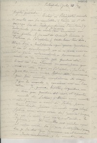 [Carta] 1946 jul. 23, Petrópolis, [Brasil] [a] Gabriela Mistral