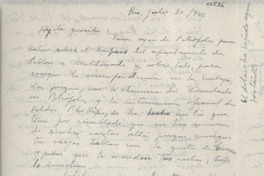 [Carta] 1946 jul. 30, Río de Janeiro [a] Gabriela Mistral