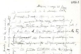 [Carta] 1949 mar. 21, México [a] Doris Dana