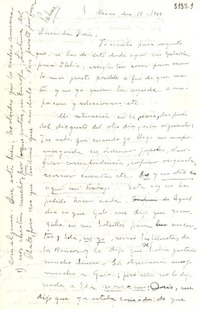 [Carta] 1949 dic. 19, México [a] Doris Dana