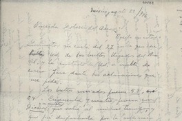 [Carta] 1946 ago. 29, México [a] Dolores del Arroz