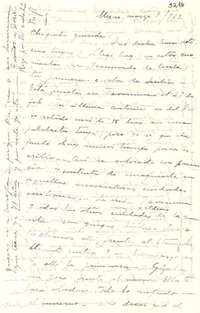 [Carta] 1952 mar. 3, México [a] [Gabriela Mistral?]