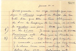 [Carta] 1952 jun. 10, [Italia] [a] Doris Dana