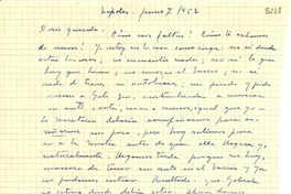 [Carta] 1952 jun. 7, Nápoles [a] Doris Dana