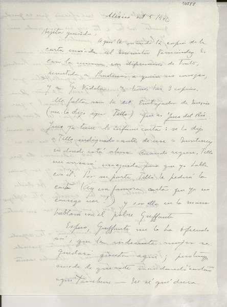 [Carta] 1946 oct. 5, México [a] Gabriela Mistral