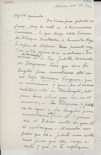 [Carta] 1946 nov. 23, México [a] Gabriela Mistral
