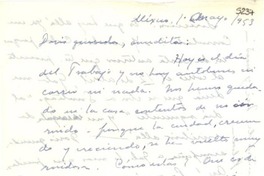 [Carta] 1953 mayo 1, México [a] Doris Dana