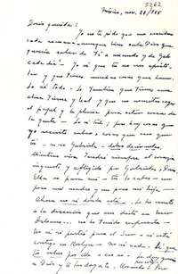 [Carta] 1955 nov. 28, México [a] Doris [Dana]