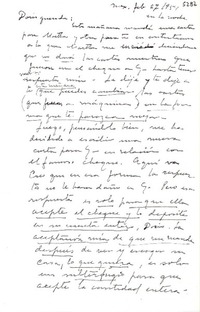 [Carta] 1954 feb. 27, México [a] Doris [Dana]