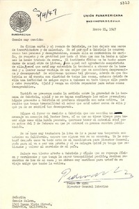 [Carta] 1947 ene. 21, Washington D.C., [EE.UU.] [a] Connie Saleva, Monrovia, California, [EE.UU.]