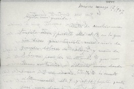 [Carta] 1947 mar. 17, México [a] Gabriela Mistral