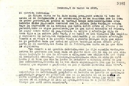 [Carta] 1949 nov. 2, Yonkers, [New York] [a] Gabriela Mistral