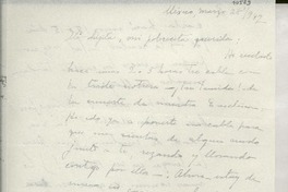 [Carta] 1947 mar. 28, México [a] Gabriela Mistral