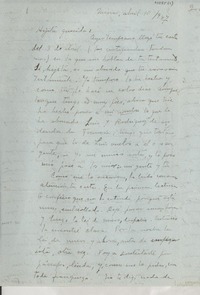 [Carta] 1947 abr. 10, México [a] Gabriela Mistral