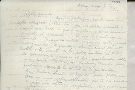 [Carta] 1947 mayo 7, México [a] Gabriela Mistral