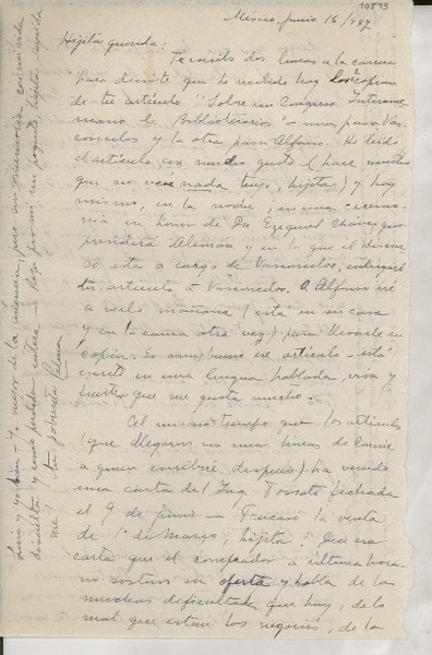 [Carta] 1947 jun. 16, México [a] Gabriela Mistral
