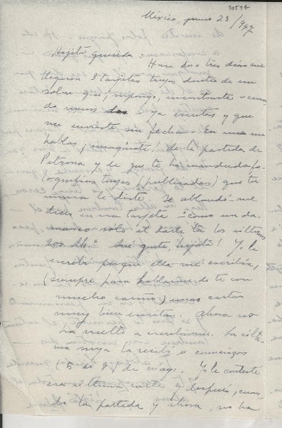 [Carta] 1947 jun. 23, México [a] Gabriela Mistral