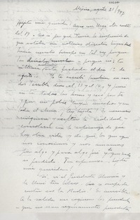 [Carta] 1947 ago. 21, México [a] Gabriela Mistral