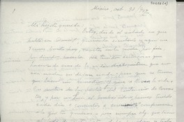 [Carta] 1947 oct. 28, México [a] Gabriela Mistral