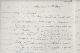 [Carta] 1947 dic. 17, México [a] Gabriela Mistral