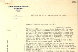 [Carta] 1946 ene. 10, Río Piedras, Puerto Rico [a] Gabriela Mistral