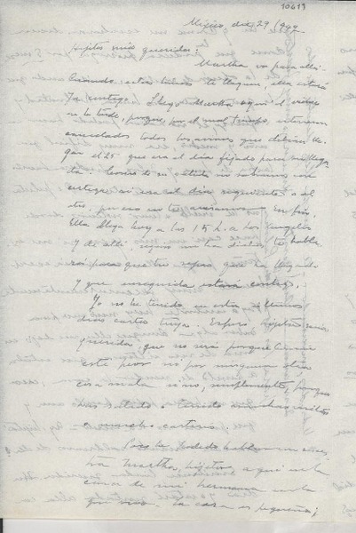[Carta] 1947 dic. 29, México [a] Gabriela Mistral