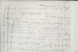 [Carta] 1948 ene. 9, México [a] Gabriela Mistral