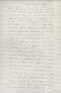 [Carta] 1948 mar. 10, México [a] Gabriela Mistral