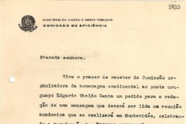 [Carta] 1945 ago. 23, Copacabana, [Brasil] [a] Gabriela Mistral