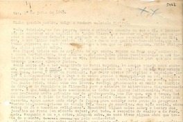 [Carta] 1943 jul. 1, Rio de Janeiro, [Brasil] [a] Gabriela Mistral