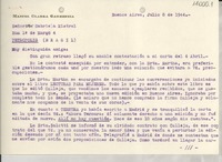 [Carta] 1942 jul. 8, Buenos Aires, [Argentina] [a] Gabriela Mistral, Petrópolis, Brasil