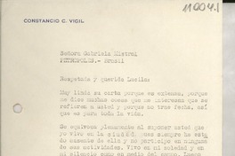 [Carta] 1942 mayo 30, Buenos Aires, [Argentina] [a] Gabriela Mistral, Petrópolis, Brasil