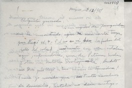 [Carta] 1951 oct. 13, México [a] Gabriela Mistral