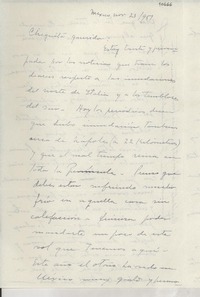 [Carta] 1951 nov. 23, México [a] Gabriela Mistral