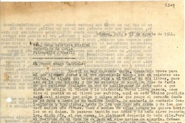 [Carta] 1941 ago. 11, México D.F. [a] Gabriela Mistral, Petrópolis, Brasil