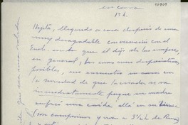 [Carta] 1952, Roma, [Italia] [a] Gabriela Mistral