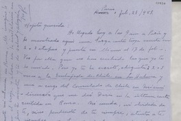 [Carta] 1953 feb. 23, París, [Francia] [a] Gabriela Mistral