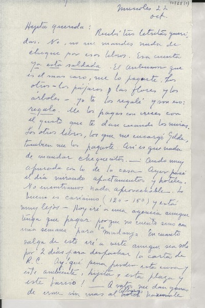 [Carta] 1953 oct. 27, México [a] Gabriela Mistral