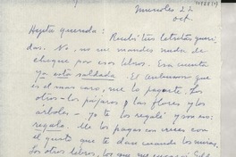 [Carta] 1953 oct. 27, México [a] Gabriela Mistral